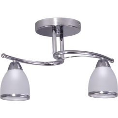 Kaja Samira Deckenlampe 2x40 W weiß-chrom K-JSL-8090/2CHR