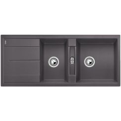 Blanco Metra 8 S Granitspüle 116x50 cm grau/graphit/onyx 518884