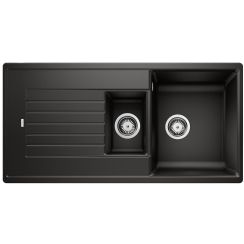 Blanco Zia 6 S Granitspüle 100x50 cm schwarz 526021