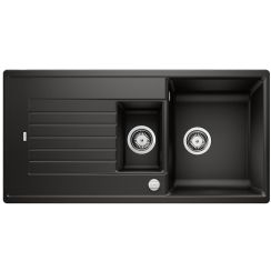 Blanco Zia 6 S Granitspüle 100x50 cm schwarz 526020