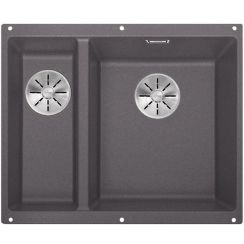Blanco Subline 340/160-U Granitspüle 52.5x40 cm grau/graphit/onyx 523559