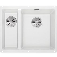 Blanco Subline 340/160-U Granitspüle 52.5x40 cm weiß 523562