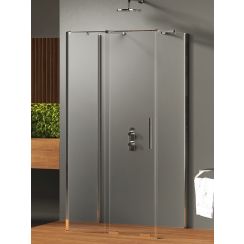 New Trendy Smart Dusche 120x90 cm rechteckig chrom Glanz/durchsichtiges Glas EXK-4077