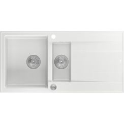 Quadron Evan GraniteQ-Spüle 100x50 cm weiß HQE510050U1_BS_P2O