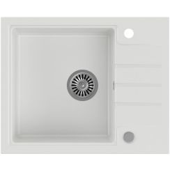 Quadron Peter GraniteQ-Spüle 62x50 cm weiß HCQP6250BIK