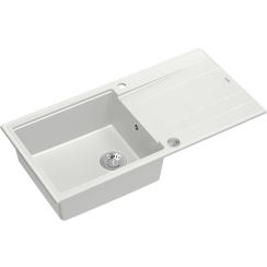 Quadron Evan GraniteQ-Spüle 100x50 cm weiß HCQE10050U1_BS_P2O