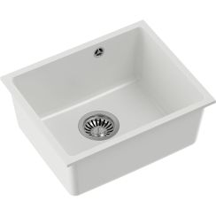 Quadron Alec Granitspüle 46x37.5 cm weiß HQA4640BIK