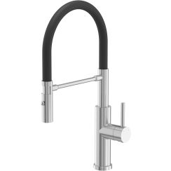 Quadron Andy küchenarmatur stehend edelstahl-schwarz 3623523_BSBL