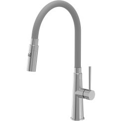 Quadron Gina küchenarmatur stehend edelstahl-grafit/grau 3922505_BSGR