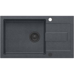 Quadron Christian GraniteQ-Spüle 78x45 cm schwarz HCQC57845CZK_PC