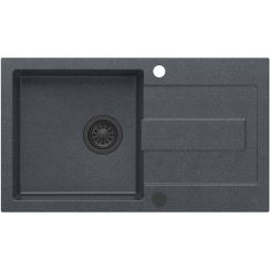 Quadron Christian GraniteQ-Spüle 78x45 cm schwarz HCQC7845CZK_PC