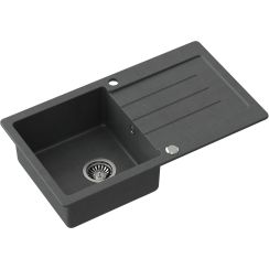 Quadron Johnny GraniteQ-Spüle 77x44 cm schwarz HCQJ7744CZK