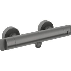 Deante Duschbatterie Wandmontage mit Thermostat graphit BCH_D4BT