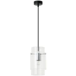 Light Prestige Savona Pendelleuchte 1x40 W transparent-silber LP-707/1P