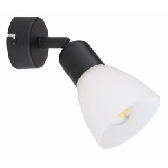 Light Prestige Malta Wandleuchte 1x40 W weiß-schwarz LP-877/1WBK