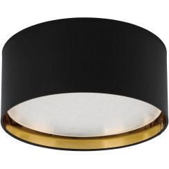 TK Lighting Bilbao Decke 4x15 W schwarz-gold 3432