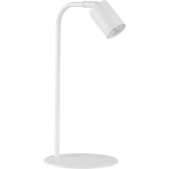 TK Lighting Logan Tischlampe 1x10 W weiß 5490
