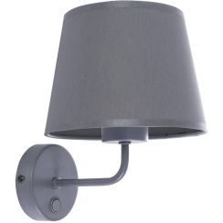 TK Lighting Maja Wandleuchte 1x15 W grau 1880
