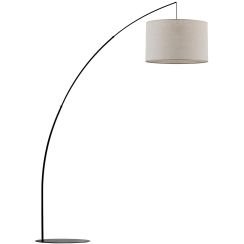 TK Lighting Moby Stehlampe 1x15 W schwarz-beige 5486