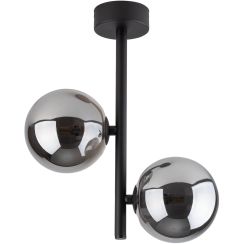 TK Lighting Estera Deckenlampe 2x6 W schwarz-verraucht 6706