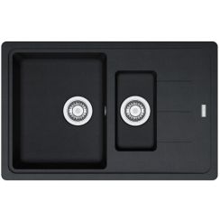 Franke Basis granitspüle 78x50 cm grau/graphit/onyx 114.0676.282