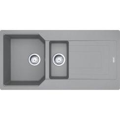 Franke Urban granitspüle 100x50 cm grau/graphit/onyx 114.0687.303