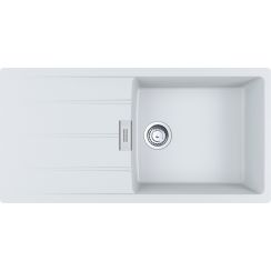Franke Centro granitspüle 100x50 cm weiß 114.0687.331