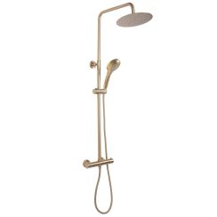 Rea Vincent Duschset Wandmontage mit Thermostat gold REA-P6602