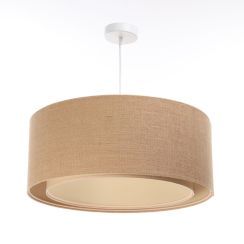 BPS Koncept Boho Pendelleuchte 1x60 W cremig-beige 06A-002-50