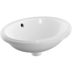 Geberit Variform Waschbecken 42x33 cm oval Unterbauwaschbecken weiß 500.748.00.2