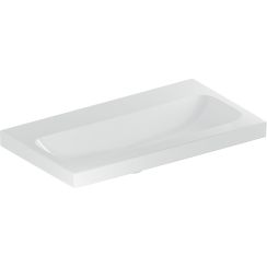 Geberit iCon Waschbecken 75x42 cm rechteckig Möbel-Aufsatzwaschbecken weiß 501.842.00.8
