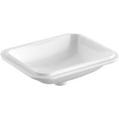 Geberit Variform Waschbecken 45x35 cm rechteckig Unterbauwaschbecken weiß 500.762.00.2