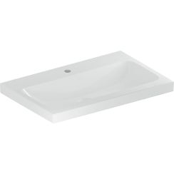 Geberit iCon Waschbecken 75x48 cm rechteckig Möbel weiß 501.835.00.6