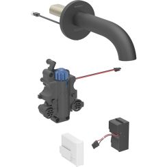 Geberit Piave Waschtischarmatur Unterputz mit Thermostat schwarz 116.267.14.1