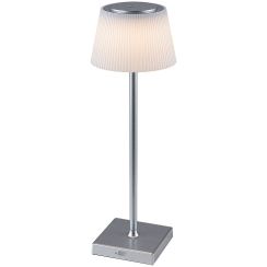 Rabalux Taena Tischlampe 1x4 W weiß-silber 76013