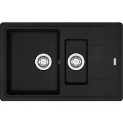 Franke Basis granitspüle 78x50 cm schwarz 114.0676.284