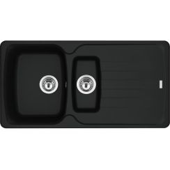 Franke Antea granitspüle 97x50 cm schwarz 114.0676.236