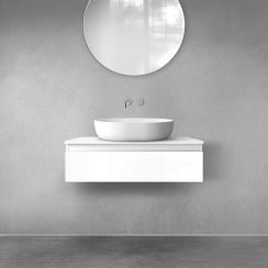 Set Kabinett Oltens Vernal 60010000, Naphtha-Arbeitsplatte Oltens Vernal 63005000