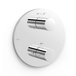 Tres Therm-Box Badewannen- und Duscharmatur Unterputz mit Thermostat chrom 26225001