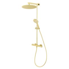 FDesign Anima Duschset Wandmontage mit Thermostat gold FD5-ANA-7U-55