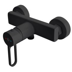 FDesign Zaffiro duschbatterie Wand schwarz FD1-ZFR-7-22
