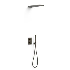 Tres Therm-Box Duschset Unterputz mit Thermostat mit Regenbrause || 21125005KMB