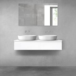 Set Badschrank Oltens Vernal 60012000, Waschtischplatte Oltens Vernal 63007000