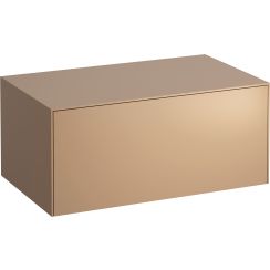 Laufen Sonar Schrank mit Arbeitsplatte 77.5x45.5x34 cm Unterschrank hängend kupfer H4054100340411