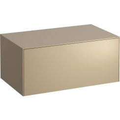 Laufen Sonar Schrank mit Arbeitsplatte 77.5x45.5x34 cm Unterschrank hängend gold H4054100340401
