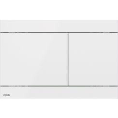 Alca Flat Betätigungsplatte für Toilette weiß FUN-WHITE