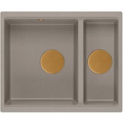 Quadron Logan graniteq-spüle 55x46 cm beige HCQL5646U4-C1_U