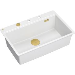 Quadron Marc GraniteQ-Spüle 75x49 cm weiß HQM7650U1_FM_PVDG1