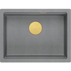 Quadron Logan GraniteQ-Spüle 56x45 cm grau/graphit/onyx HQJ6045U5_PVDG1_U