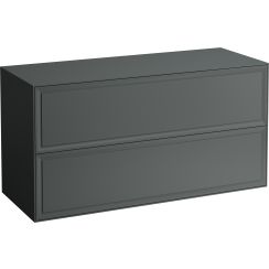 Laufen The New Classic Schrank mit Arbeitsplatte 117.5x45.5x60 cm Unterschrank hängend grau H4060260856271